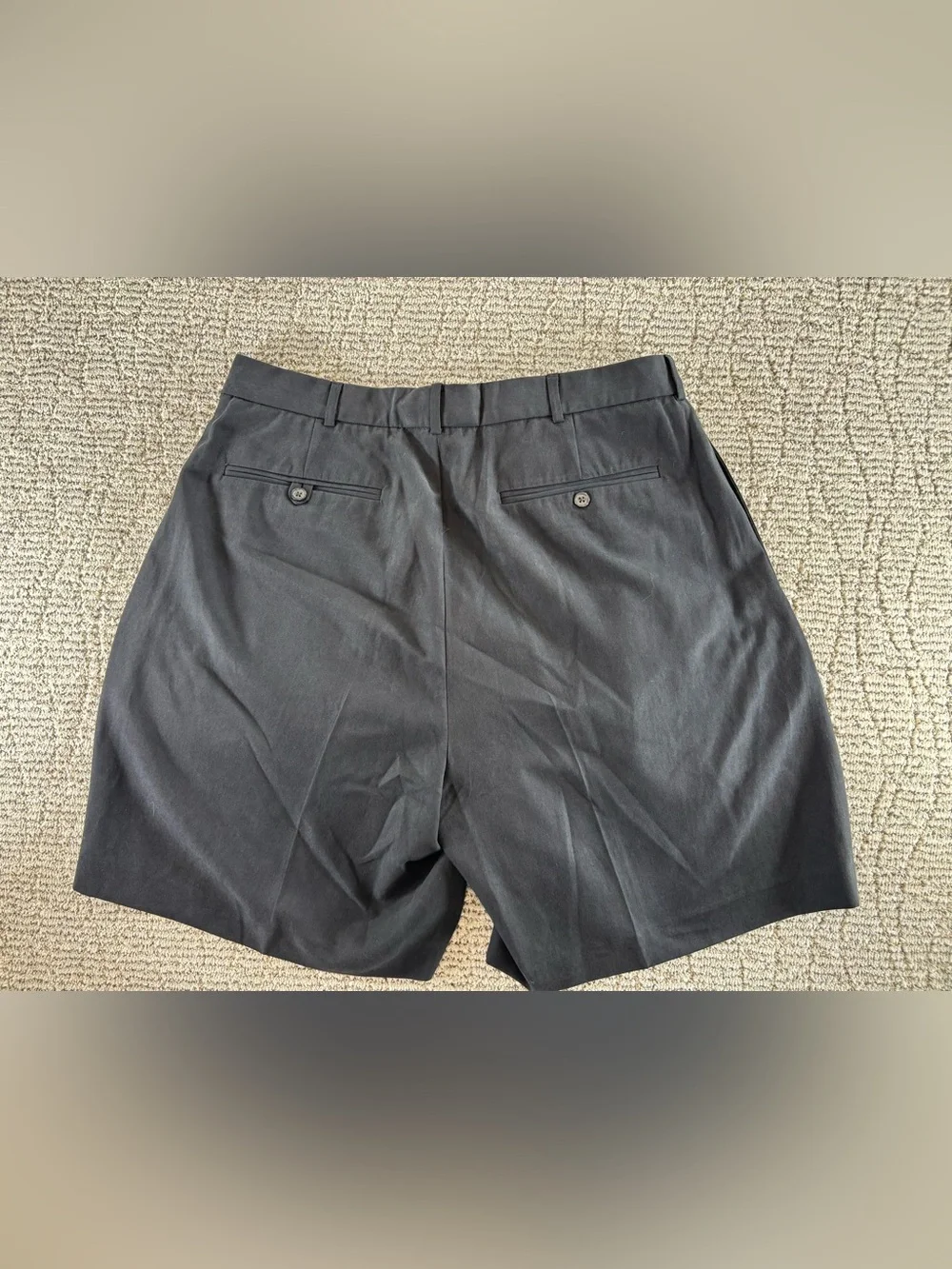 Polo Ralph Lauren Men’s Size‎ 36 Black Silk Blend Chino Shorts